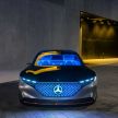 Mercedes-Benz Vision EQS buat penampilan sulung – konsep elektrik, 470 hp/760 Nm, 700 km jarak jalan