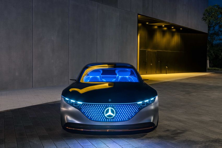 Mercedes-Benz Vision EQS buat penampilan sulung – konsep elektrik, 470 hp/760 Nm, 700 km jarak jalan 1012784