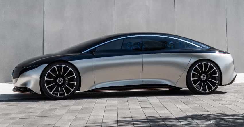 Mercedes-Benz Vision EQS debuts – concept electric flagship with over 470 hp, 760 Nm and 700 km range 1012571