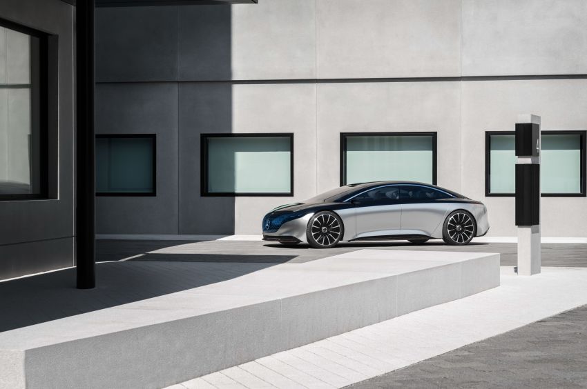 Mercedes-Benz Vision EQS buat penampilan sulung – konsep elektrik, 470 hp/760 Nm, 700 km jarak jalan 1012791