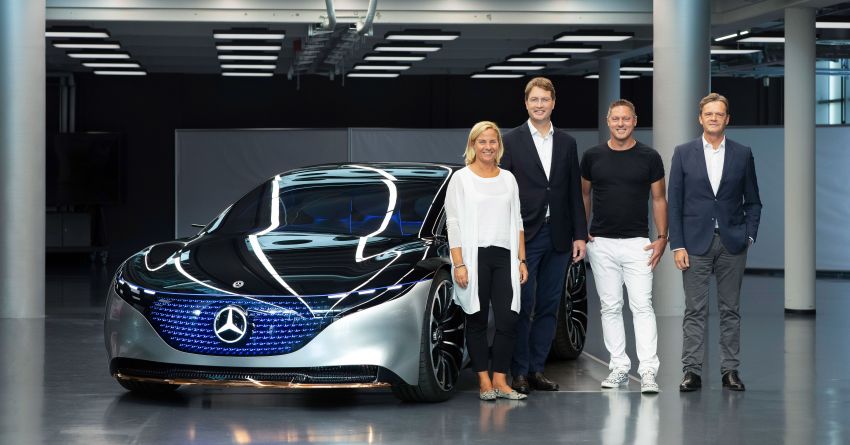 Mercedes-Benz Vision EQS debuts – concept electric flagship with over 470 hp, 760 Nm and 700 km range 1012585