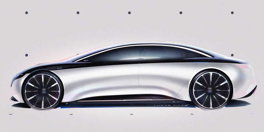 Mercedes-Benz Vision EQS buat penampilan sulung – konsep elektrik, 470 hp/760 Nm, 700 km jarak jalan 1012804