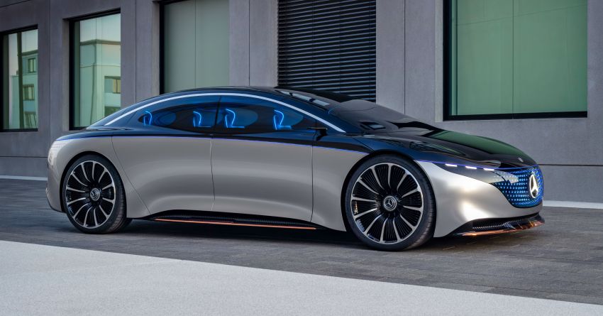 Mercedes-Benz Vision EQS debuts – concept electric flagship with over 470 hp, 760 Nm and 700 km range 1012543