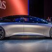 Mercedes-Benz EQS teased, prototype next to concept