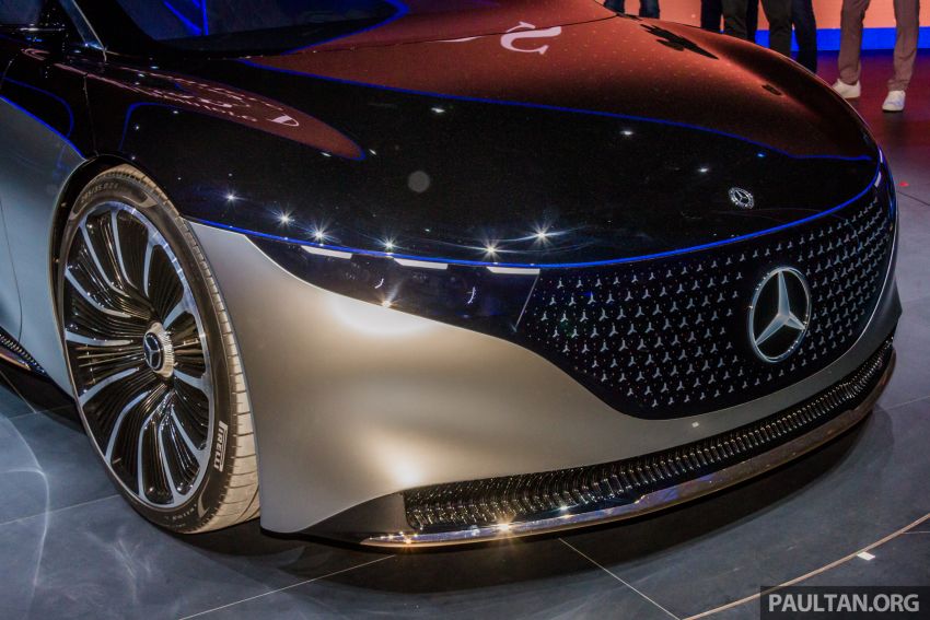 Mercedes-Benz Vision EQS buat penampilan sulung – konsep elektrik, 470 hp/760 Nm, 700 km jarak jalan 1012733
