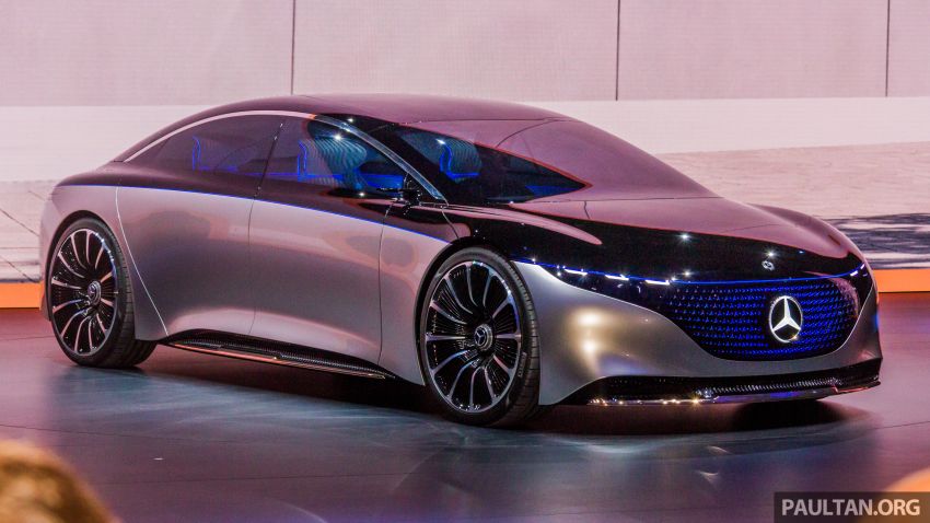 Mercedes-Benz Vision EQS buat penampilan sulung – konsep elektrik, 470 hp/760 Nm, 700 km jarak jalan 1012721
