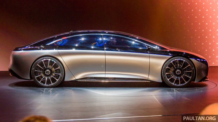 Mercedes-Benz Vision EQS debuts – concept electric flagship with over 470 hp, 760 Nm and 700 km range 1012668
