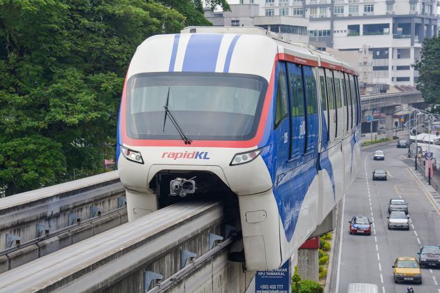 Two new KL Monorail four-car train sets enter service