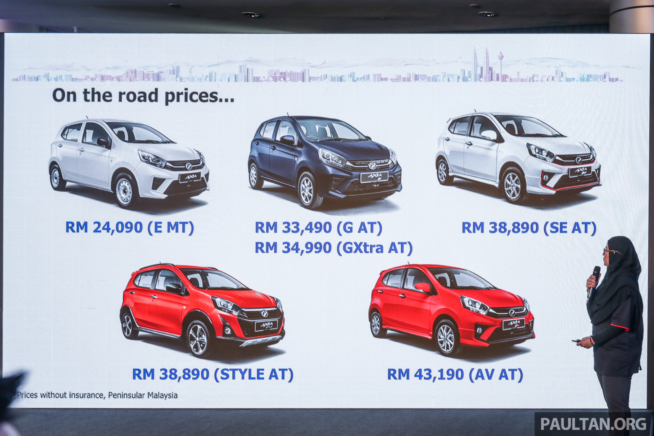 2019 Perodua Axia Facelift Spec By Spec Comparison Paultan Org