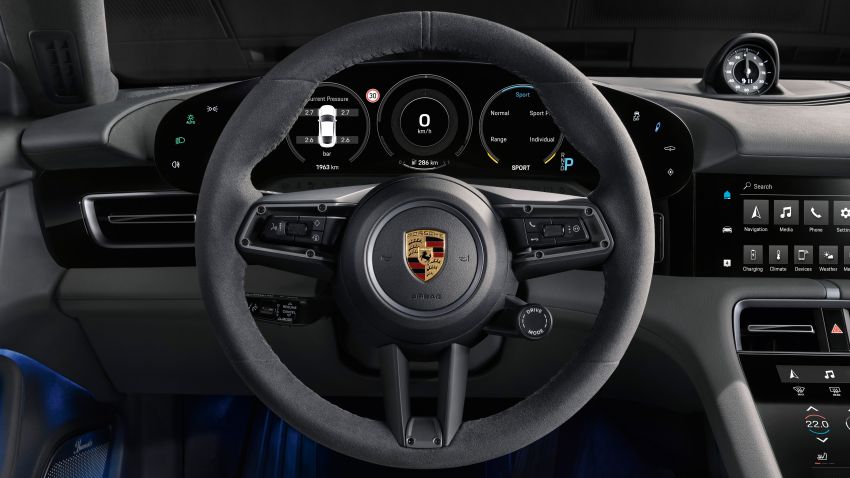 Porsche Taycan diperkenalkan – model elektrik penuh dengan kuasa hingga 761 PS dan 1,050 Nm tork 1011124