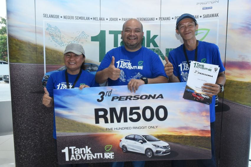 Proton 1-Tank Adventure Sabah leg – 17.4 km/l best FC 1021380