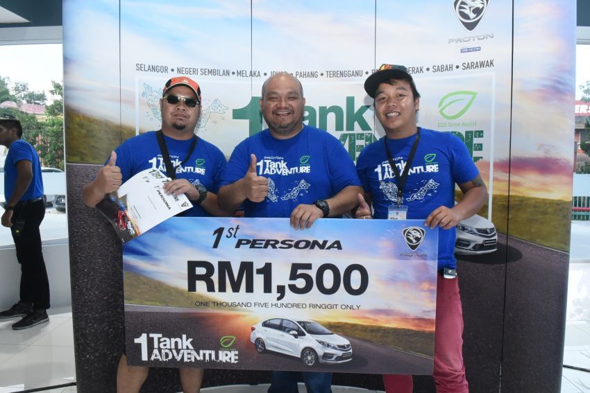 Proton 1-Tank Adventure Sabah catat purata 17.4 km/l 1021489