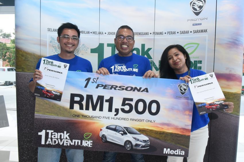 Proton 1-Tank Adventure Sabah catat purata 17.4 km/l 1021494