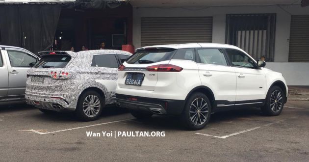 SPYSHOT: Proton X50 di uji bersama X70 CKD dengan logo disembunyikan – Proton bakal lancar logo baru?
