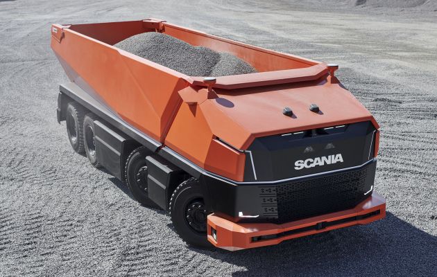 Scania AXL – trak autonomous tanpa tempat pemandu