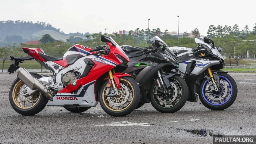 VIDEO: Superbike Showdown – Honda CBR1000RR SP1 vs Kawasaki ZX-10R vs Yamaha YZF-R1M 1022899