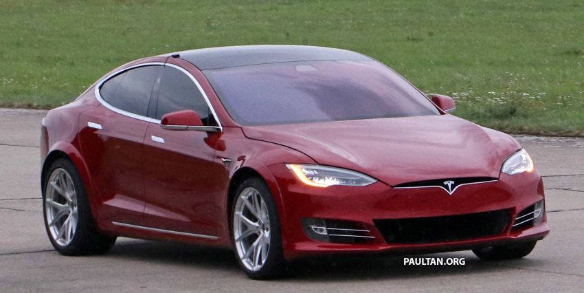 SPYSHOTS: Modified Tesla Model S testing near Nurburgring; lap record attempt, special edition soon? 1014523