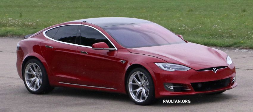 SPYSHOTS: Modified Tesla Model S testing near Nurburgring; lap record attempt, special edition soon? 1014524