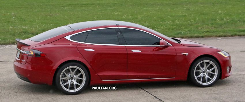 SPYSHOTS: Modified Tesla Model S testing near Nurburgring; lap record attempt, special edition soon? 1014528