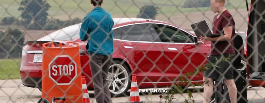 SPYSHOTS: Modified Tesla Model S testing near Nurburgring; lap record attempt, special edition soon? 1014529