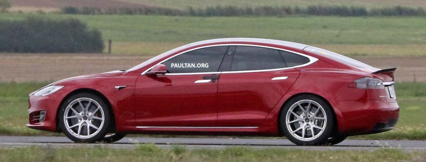 SPYSHOTS: Modified Tesla Model S testing near Nurburgring; lap record attempt, special edition soon? 1014513