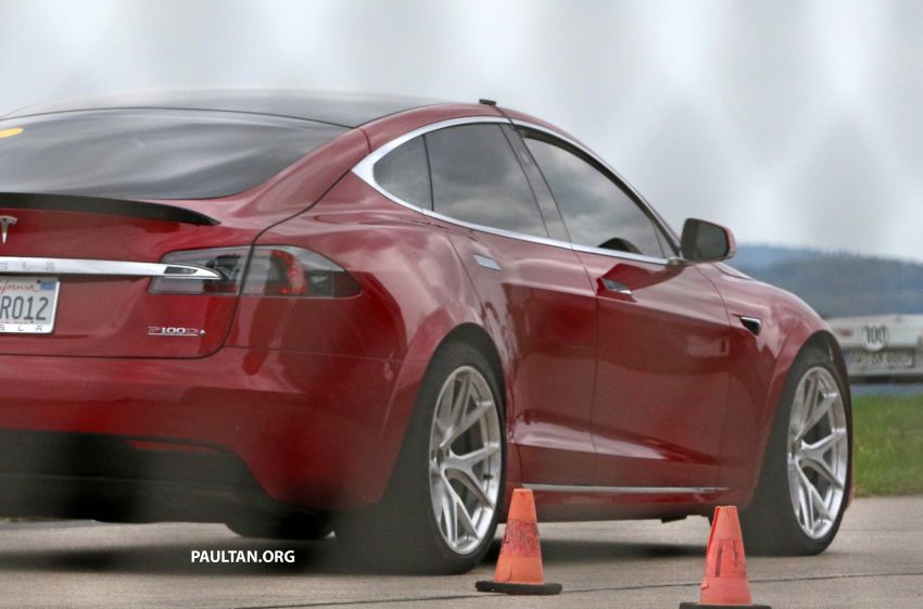 SPYSHOTS: Modified Tesla Model S testing near Nurburgring; lap record attempt, special edition soon? 1014514