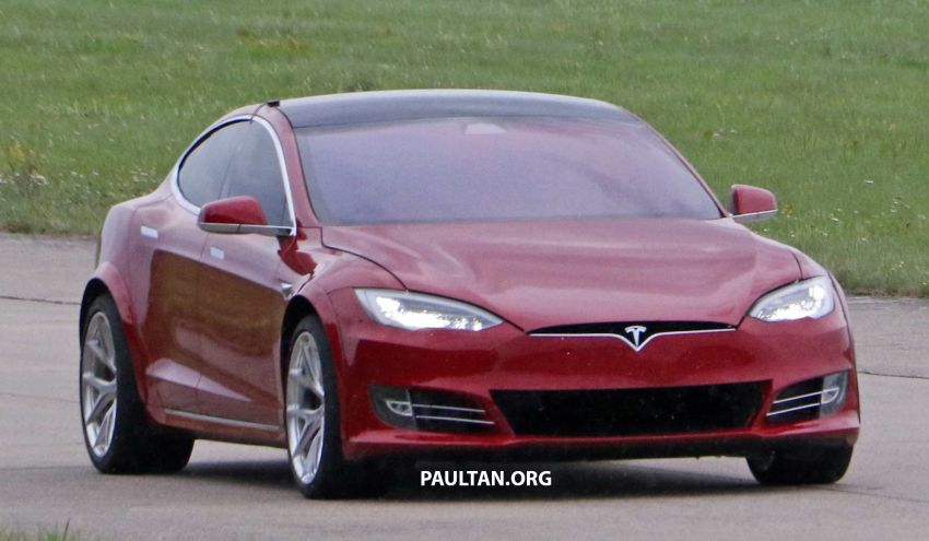 SPYSHOTS: Modified Tesla Model S testing near Nurburgring; lap record attempt, special edition soon? 1014522