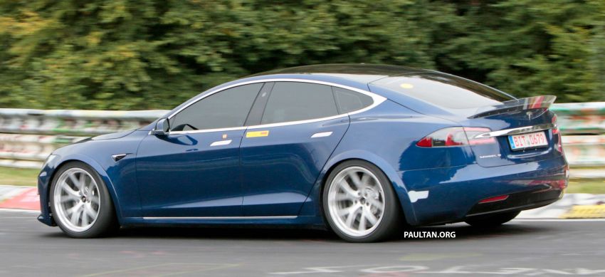 Tesla ‘Plaid’ Model S seen running track tests again; four-door EV Nurburgring record attempts this week 1016549