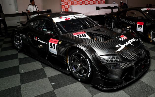 Toyota GR Supra GT500 – 2020 Super GT racer shown