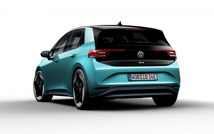 Volkswagen ID.3 pure electric car debuts – rear-wheel drive, up to 550 km range; from RM138k in Germany 1012289