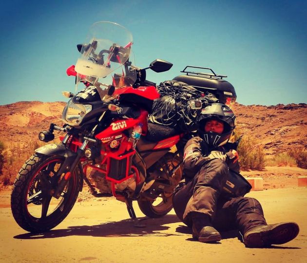Malaysian lady rider Anita Yusof sets off on second Global Dream Ride – 7 continents, 70 countries