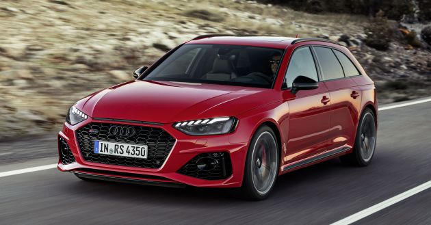 2020 B9 Audi RS4 Avant facelift – 17% more efficient