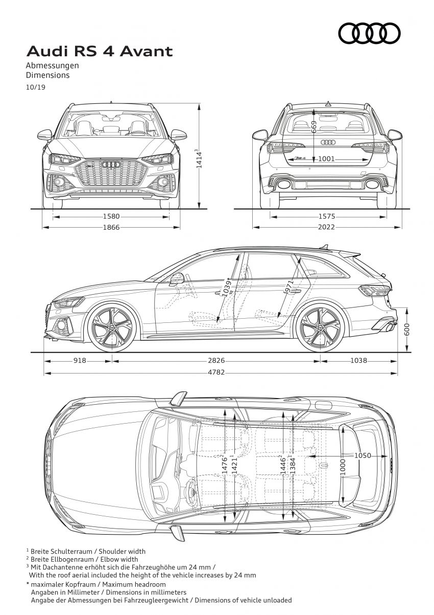 2020 B9 Audi RS4 Avant facelift – 17% more efficient 1024169