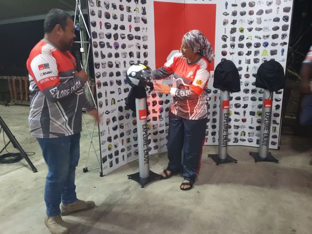 2020 Givi Vista helmets shown at Givista Ride & Camp
