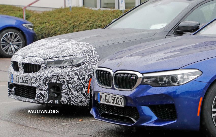 SPIED: F90 BMW M5 LCI – revised engine, interior trim 1025439