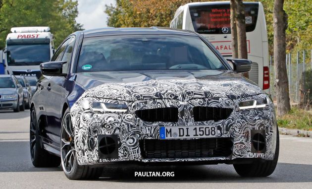SPIED: F90 BMW M5 LCI – revised engine, interior trim