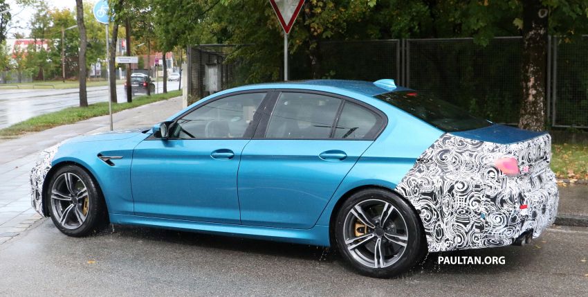 SPIED: F90 BMW M5 LCI – revised engine, interior trim 1025445