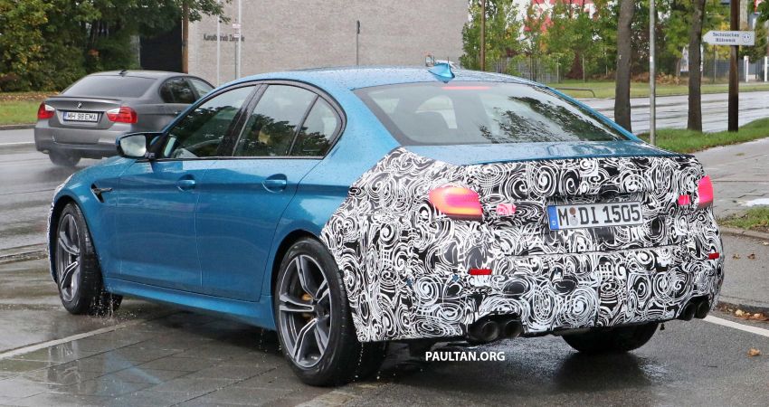 SPIED: F90 BMW M5 LCI – revised engine, interior trim 1025446