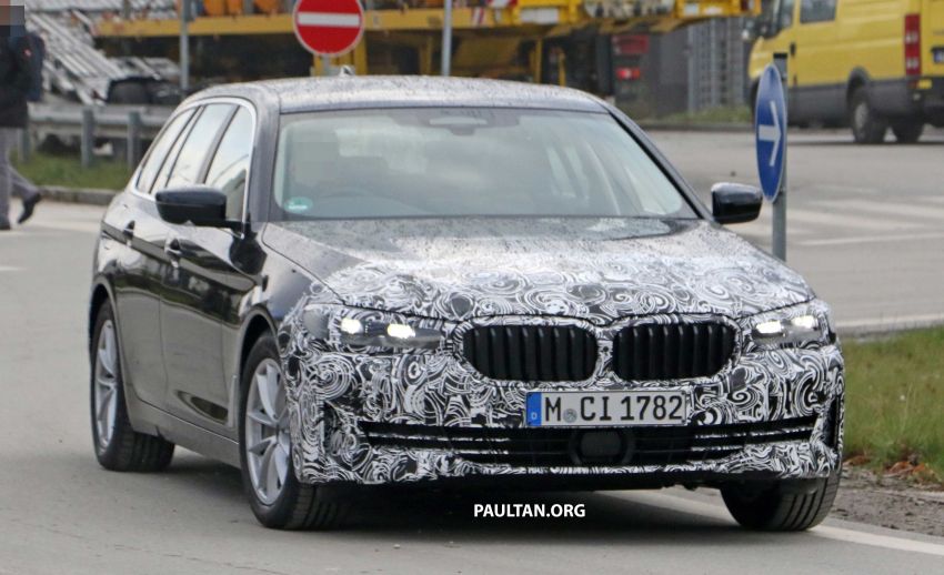 SPYSHOTS: G31 BMW 5 Series Touring LCI, less camo 1037721