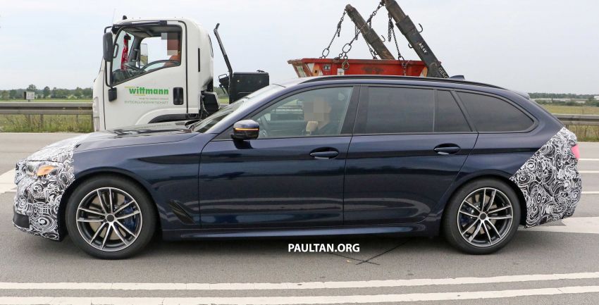SPYSHOTS: BMW G31 5 Series Touring – interior seen 1030540
