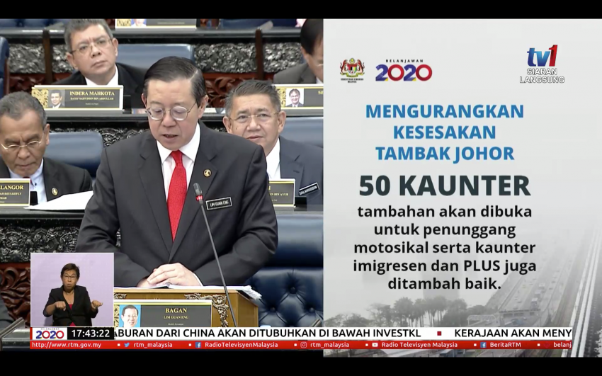 Budget 2020: RM1 billion to improve rural roads, RM450 million for 500 electric public transport buses 1029501