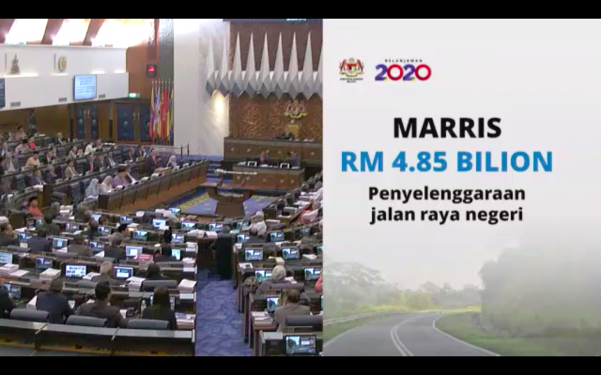 Budget 2020: RM1 billion to improve rural roads, RM450 million for 500 electric public transport buses 1029502