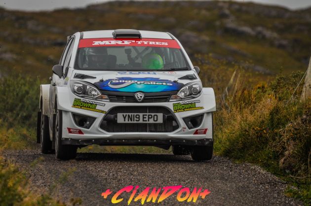 Eugene Donnelly juara kategori RC2 nasional dengan Proton Iriz R5 di Cork 20 International Rally 2019