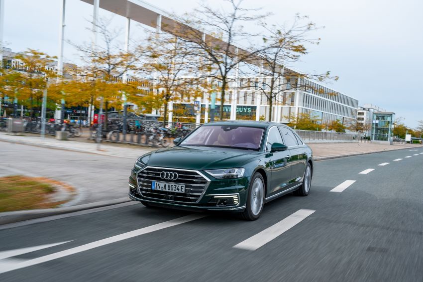 D5 Audi A8L 60 TFSI e quattro plug-in hybrid – 449 PS, 700 Nm, 2.5 litres per 100 km, 46 km electric range 1032174