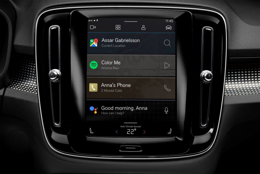 Volvo XC40 EV will feature Android Automotive OS 1028360