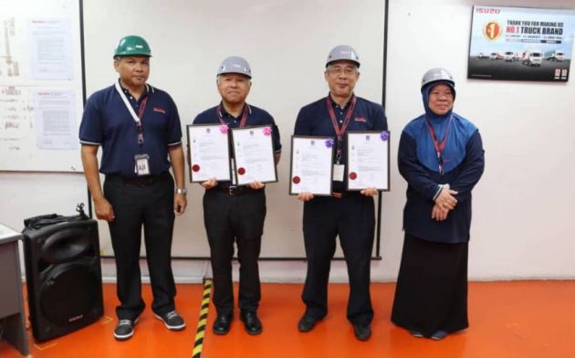 Isuzu Hicom Malaysia terima anugerah pensijilan ISO