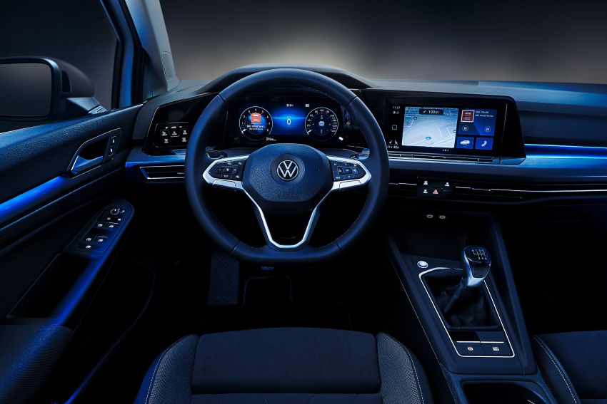 Volkswagen Golf Mk8 officially debuts – redesigned inside and out, new technologies, mild hybrid engines 1035522