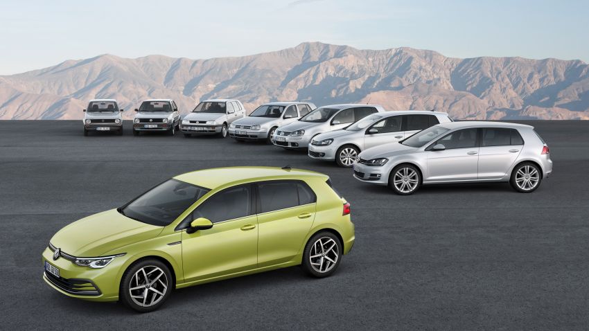 Volkswagen Golf Mk8 officially debuts – redesigned inside and out, new technologies, mild hybrid engines 1035540