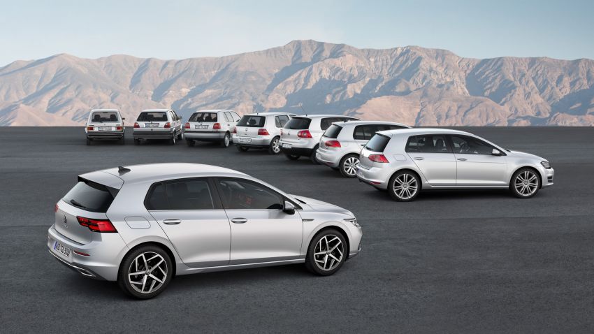Volkswagen Golf Mk8 officially debuts – redesigned inside and out, new technologies, mild hybrid engines 1035541