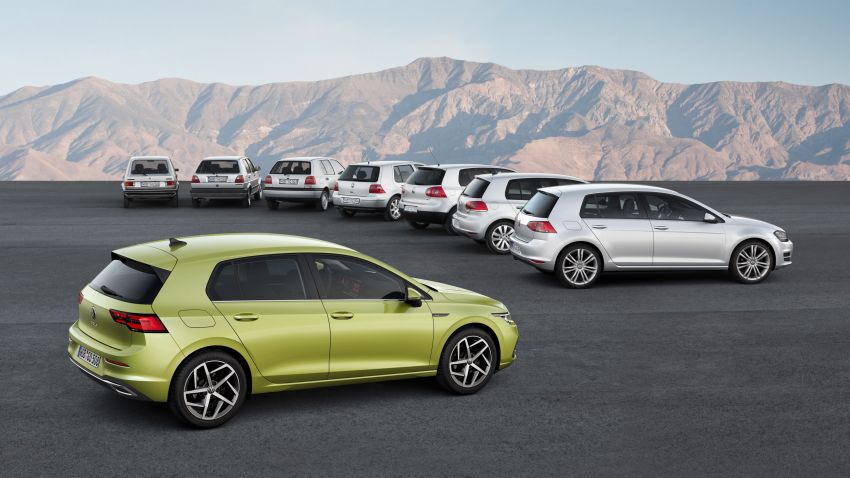 Volkswagen Golf Mk8 officially debuts – redesigned inside and out, new technologies, mild hybrid engines 1035542
